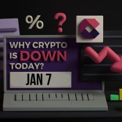 Por que o cripto cai hoje? 7 de janeiro de 2026
