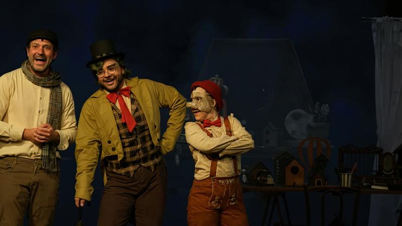 O musical "Pinóquio", que está em cartaz no Teatro UOL, no Shopping Higienópolis