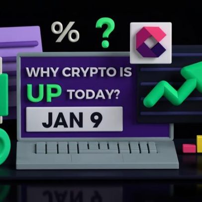 Por que as criptomoedas subiram hoje, 9 de janeiro de 2026