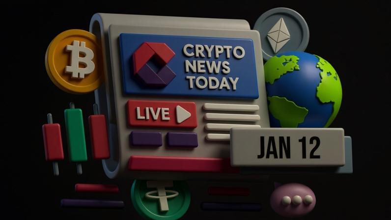 crypto news today Jan 12, 2026