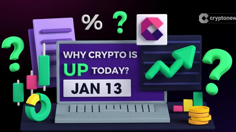 Por que as criptomoedas subiram hoje? 13 de janeiro de 2026