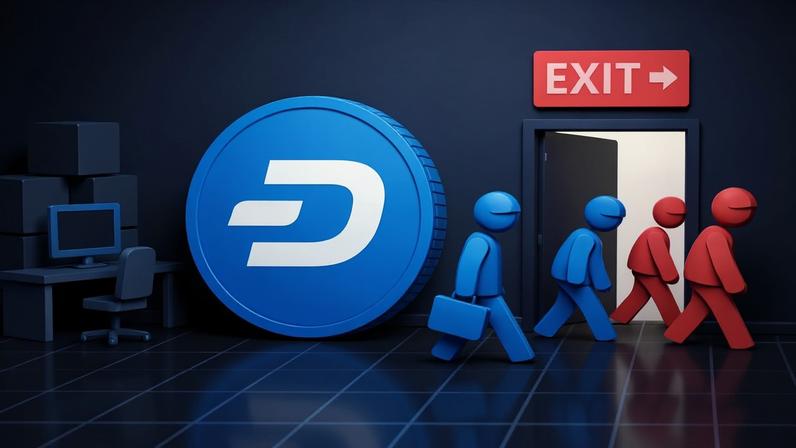 Queda da Zcash após saída de desenvolvedores aponta fluxo para o DASH