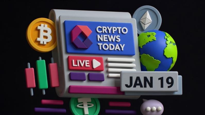 [LIVE] Crypto News Today: Latest Updates for Jan. 19, 2026