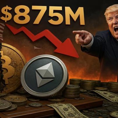 875 milhões de dólares somem após tarifas europeias de Trump, queda de cripto