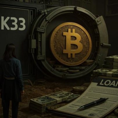 K33 lança empréstimos lastreados em criptomoedas com garantia em Bitcoin
