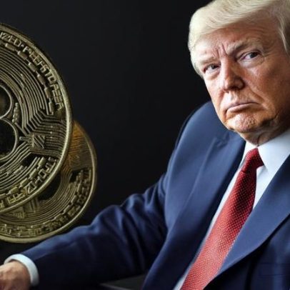 86% de chance de Trump ceder nas tarifas; Bitcoin mostra a posição primeiro