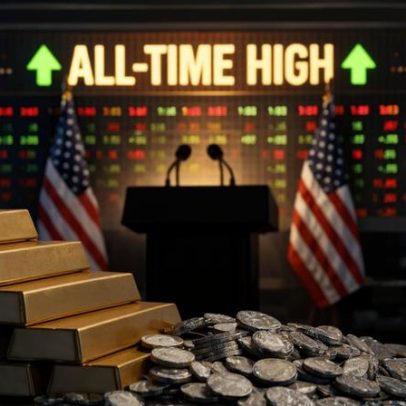 Ouro e prata atingem recordes após Trump anunciar tarifas sobre Groenlândia
