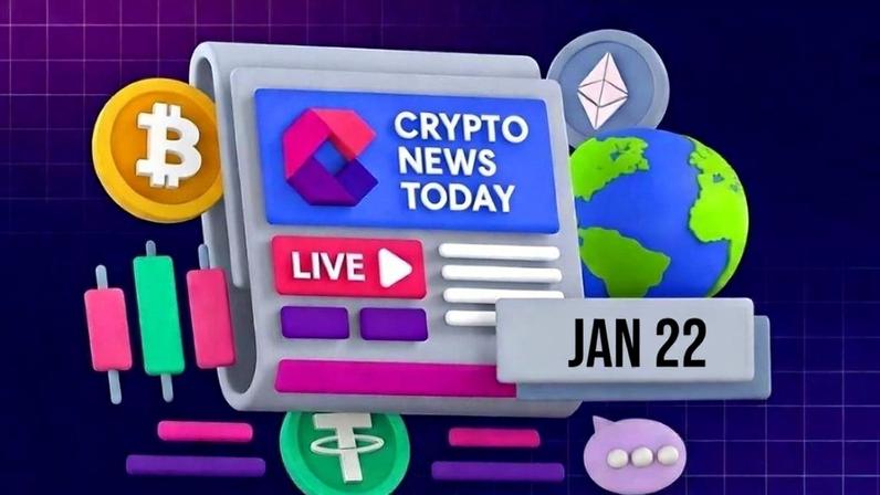 [LIVE] Crypto News Today: Latest Updates for Jan. 22, 2026