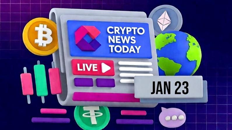 [LIVE] Crypto News Today: Latest Updates for Jan. 23, 2026