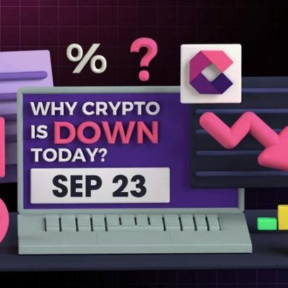 Por que as criptomoedas caíram hoje? 23 de janeiro de 2026