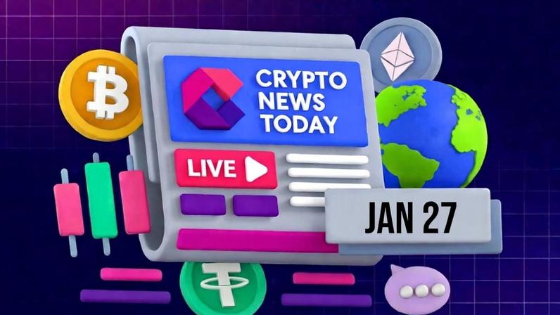 [LIVE] Crypto News Today: Latest Updates for Jan. 27, 2026