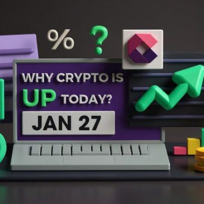 Por que as criptomoedas subiram hoje, 27 de janeiro de 2026