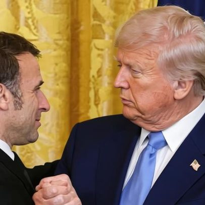 Trump exibe mensagem privada de Macron para ferir e intimidar