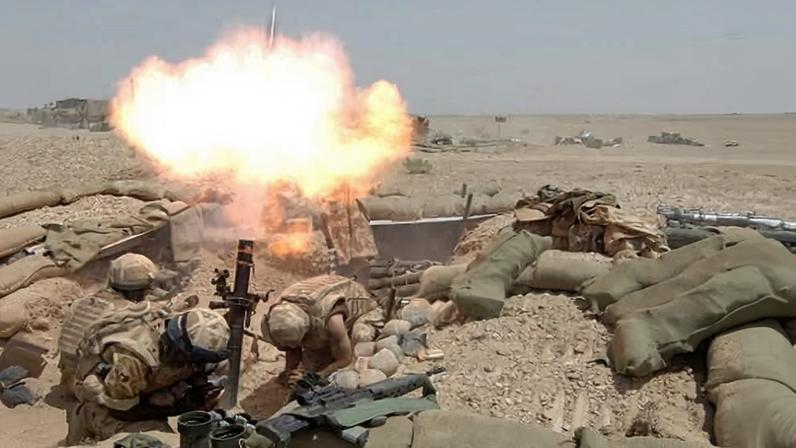 British troops take part in an offensive against the Taliban in Helmand province in May 2007.