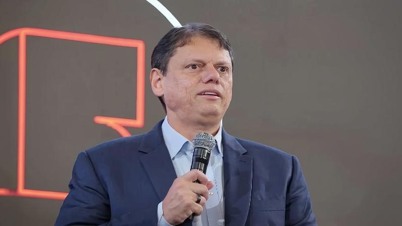 18.dez.2025 - O governador de São Paulo, Tarcísio de Freitas (Republicanos)