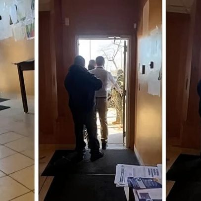 Vídeo mostra agente do ICE tentando entrar no consulado do Equador em MN