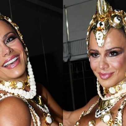 Carnaval 2026: Viviane Araujo participa de ensaio técnico da Mancha Verde