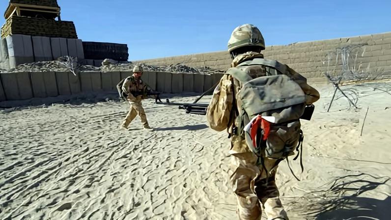 British soldiers in Helmand province, Afghanistan, in 2007.