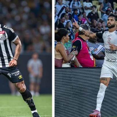 Santos x Corinthians: Gabigol e Yuri Alberto em duelo com números
