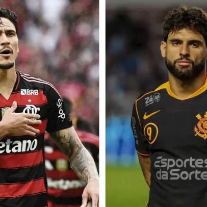 Pedro e Yuri Alberto chegam à Supercopa como camisa 9 de Flamengo e Corinthians