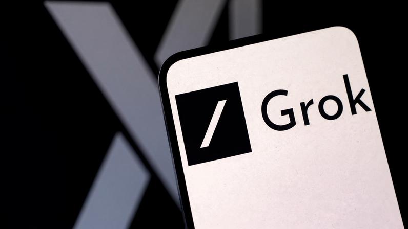 Grok, inteligência artificial criada por Elon Musk — Foto: REUTERS/Dado Ruvic/Illustration