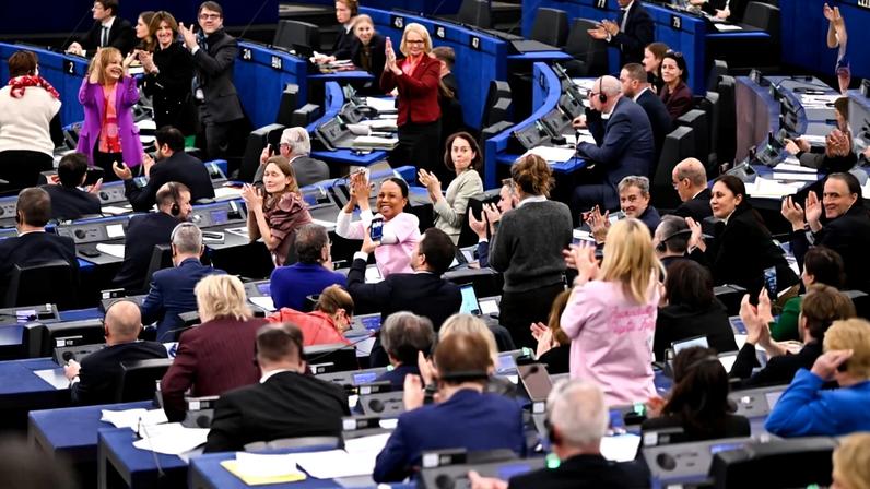 European Parliament plenary session on Dec. 17. Image courtesy of the European Union.