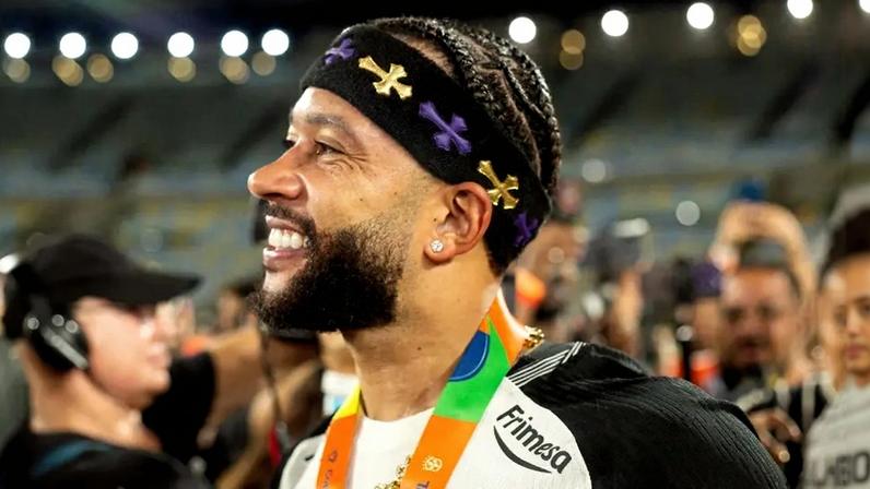 Memphis tem contrato com o Timão até julho (Foto: Vyctor Santos/Pera Photo Press/Gazeta Press)
