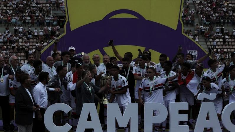 São Paulo foi o campeão da Copinha 2025. (Foto: Leco Viana/Thenews2/Gazeta Press)
