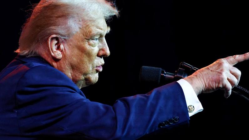 U.S. President Donald Trump addresses House Republicans at their annual issues conference retreat, at the Kennedy Center, renamed the Trump-Kennedy Center by the Trump-appointed board of directors, in Washington, D.C., U.S., January 6, 2026. REUTERS/Kevin Lamarque