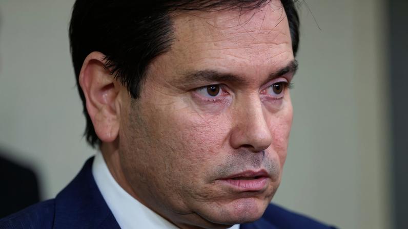 U.S. Secretary of State Marco Rubio looks on on the day of a briefing for the House of Representatives on the situation in Venezuela, on Capitol Hill in Washington, D.C., U.S., January 7, 2026. REUTERS/Evelyn Hockstein