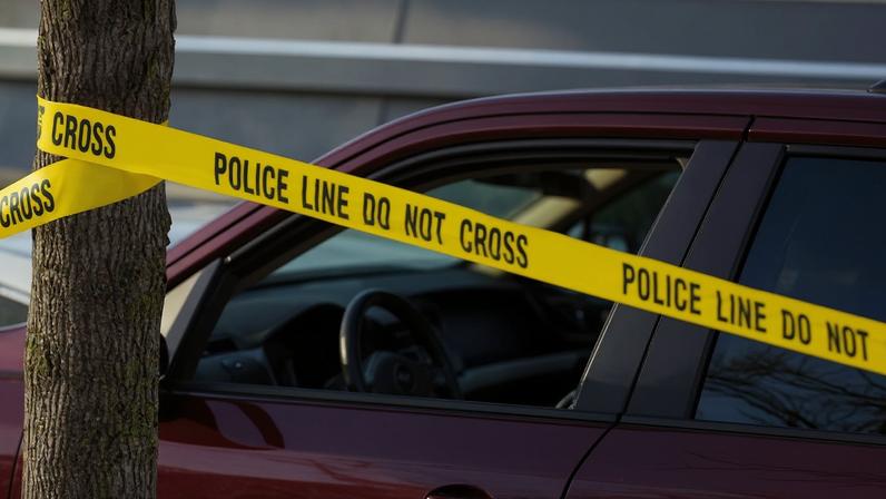 Police tape surrounds a vehicle after its driver was shot by a U.S. immigration agent, according to local and federal officials, in Minneapolis, Minnesota, U.S., January 7, 2026. REUTERS/Tim Evans TPX IMAGES OF THE DAY