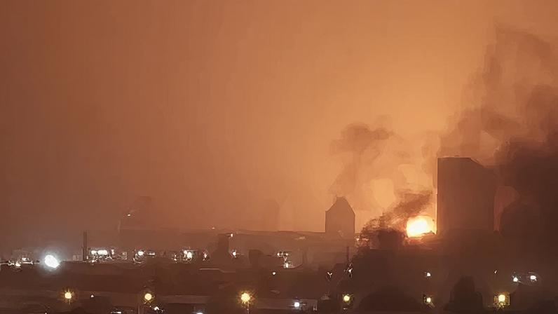 Explosões em Kiev, capital da Ucrânia, durante ataque com drones russos