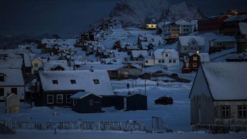 Imagen de archivo de edificios en Nuuk, Groenlandia. 14 enero 2026. REUTERS/Marko Djurica