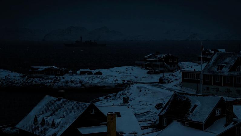 The Danish Navy's HDMS Vaedderen ship sails off Nuuk, Greenland, January 18, 2026. Mads Claus Rasmussen/Ritzau Scanpix/via REUTERS ATTENTION EDITORS - THIS IMAGE WAS PROVIDED BY A THIRD PARTY. DENMARK OUT. NO COMMERCIAL OR EDITORIAL SALES IN DENMARK. TPX IMAGES OF THE DAY