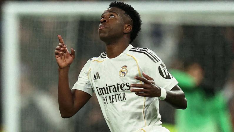 Vini Jr - Real Madrid x Monaco - Champions League — Foto: REUTERS/Violeta Santos Moura