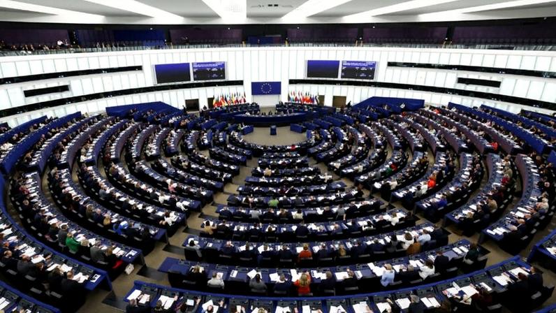 Plenário do Parlamento Europeu em Estrasburgo 20/01/2026 REUTERS/Yves Herman/File Photo