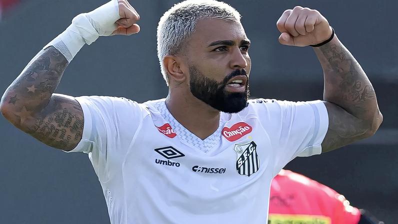 Gabigol em ação pelo Santos (Foto: Léo Barrilari/GazetaPress)