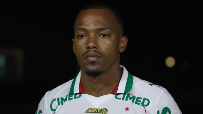 Marlon Freitas foi titular em Portuguesa x Palmeiras (Foto: Theo Daolio/Mochila Press/Gazeta Press)