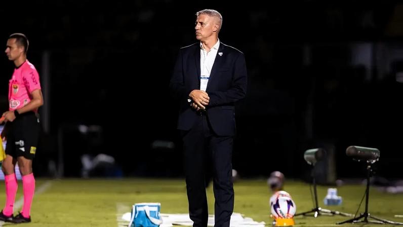 Hernán Crespo, técnico do São Paulo (Foto: Douglas Ribeiro/Agência F8/Gazeta Press)
