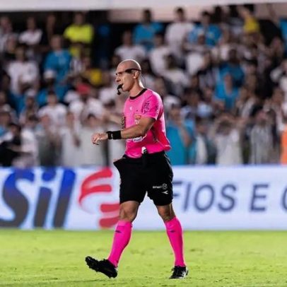 Federação Paulista afasta árbitro após polêmica em Santos x Corinthians