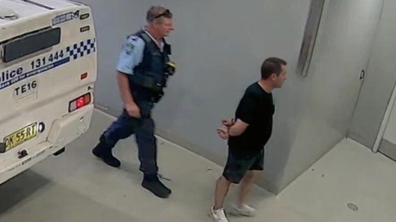 One of two men arrested by New South Wales police and charged with 72 offences each related to NSW car park scam.
