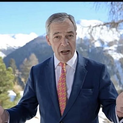 Viagem de Nigel Farage a Davos financiada pela família de um bilionário