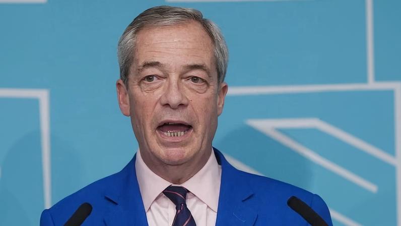 Nigel Farage at a Reform UK press conference in London on Monday. He said in Dubai he was there primarily for ‘sunshine’. Photograph: Jonathan Brady/PA
