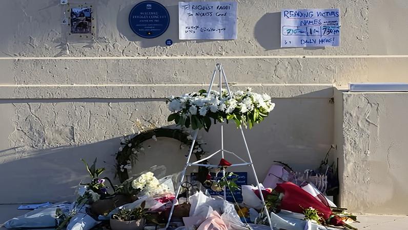 Flowers laid for the victims of the Bondi terror attack. As well as mitzvahs, there will be an official national memorial service held at the Sydney Opera House.