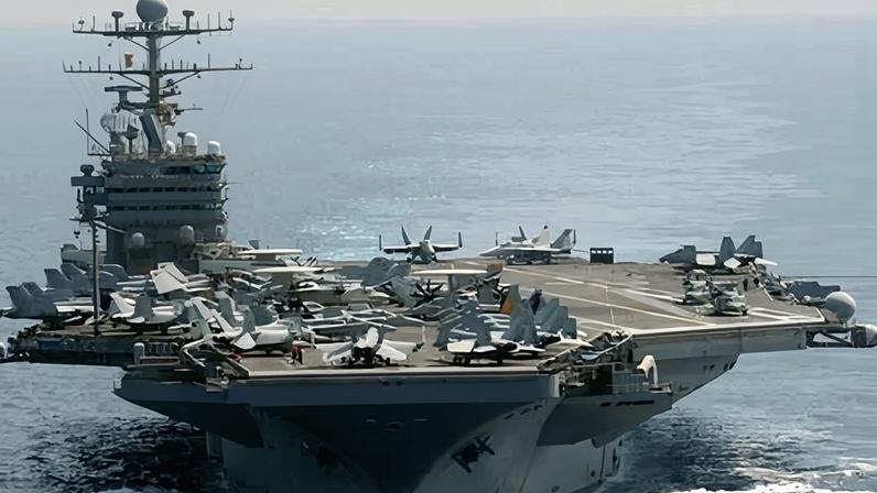 The aircraft carrier USS Abraham Lincoln (pictured) and several guided-missile destroyers will arrive in the Middle East in the coming days.