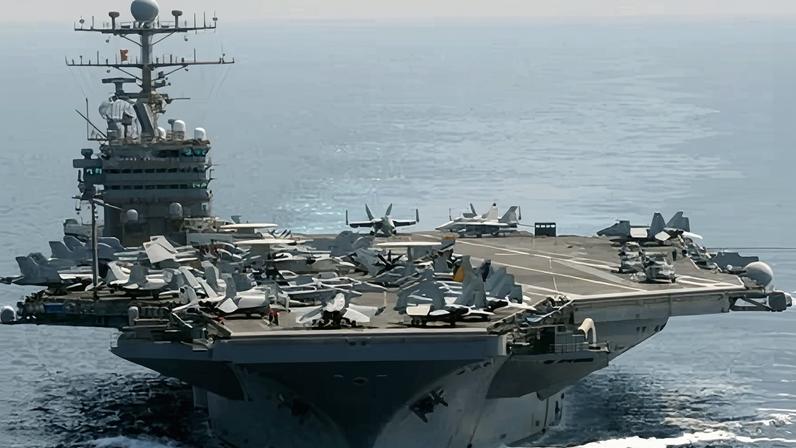 The aircraft carrier USS Abraham Lincoln (pictured) and several guided-missile destroyers will arrive in the Middle East in the coming days.