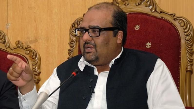 Mirza Shahzad Akbar in 2012. Akbar is a former member of Imran Khan’s cabinet and a critic of Pakistan’s current regime.