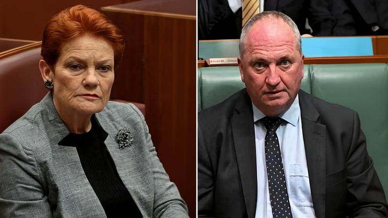 Hanson e Joyce usam jato de Gina Rinehart para visitar áreas alagadas em QLD