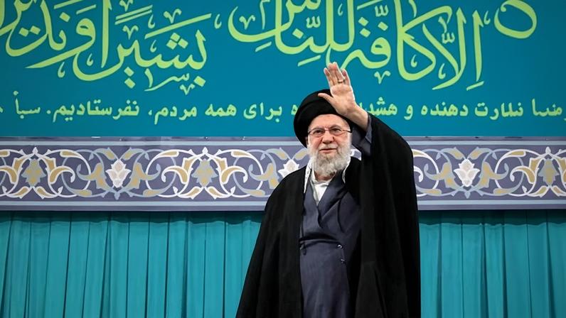 Iranian supreme leader Ayatollah Ali Khamenei.