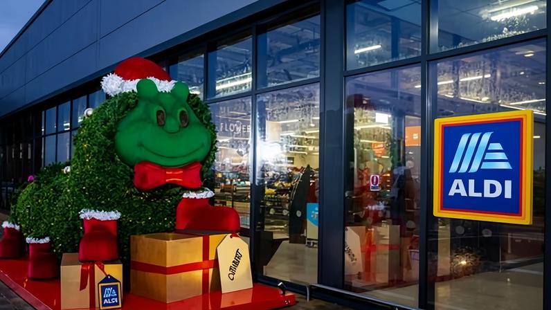 Aldi registra vendas recordes no Natal, com clientes reduzindo gastos
